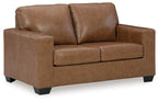 Lumira — 5560335 — Loveseat / Caramel — original white product photo