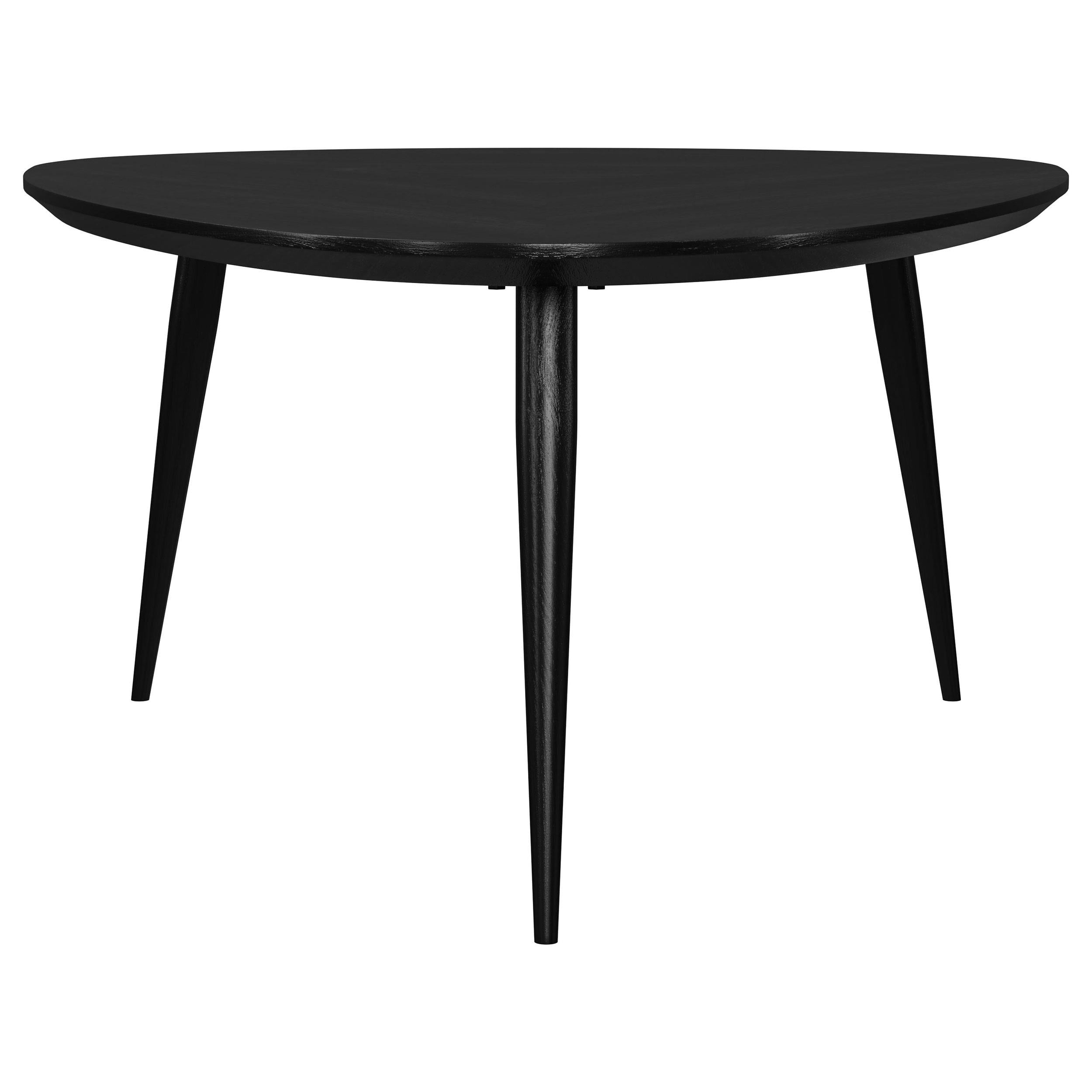 Odessa Triangular Solid Wood Coffee Table Black