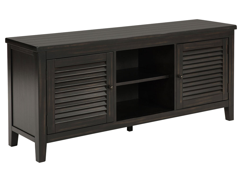 Concord 2-door 60-inch TV Stand Console Distressed Java