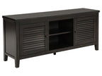Concord 2-door 60-inch TV Stand Console Distressed Java