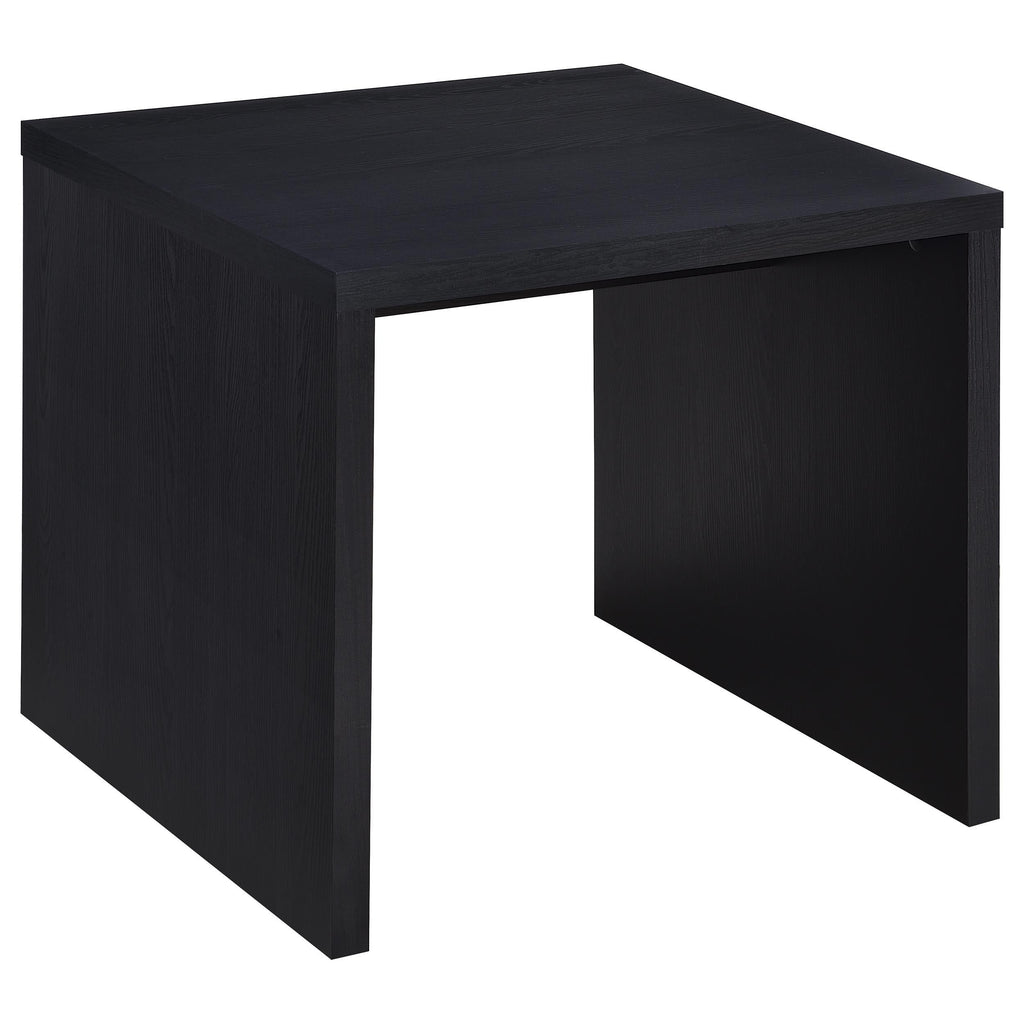Knapp Lift Top Cocktail Coffee Table with Dual Drawers Black