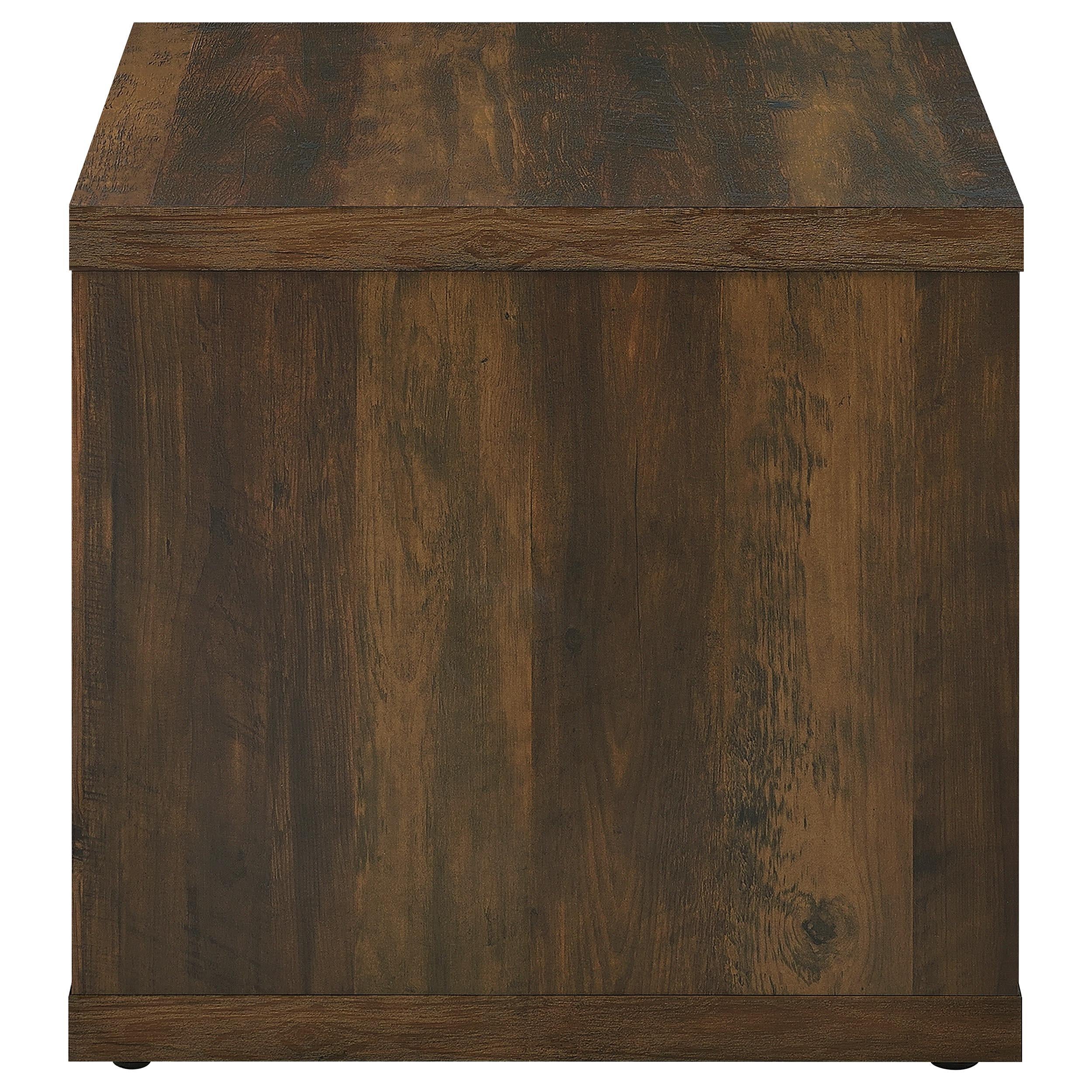 Frisco Square Engineered Wood Coffee Table Dark Pine