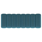 Summer Fabric Upholstered Tufted Accent Bench Peacock Blue