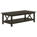 Maisy Deep Merlot 3pc Coffee Table Set