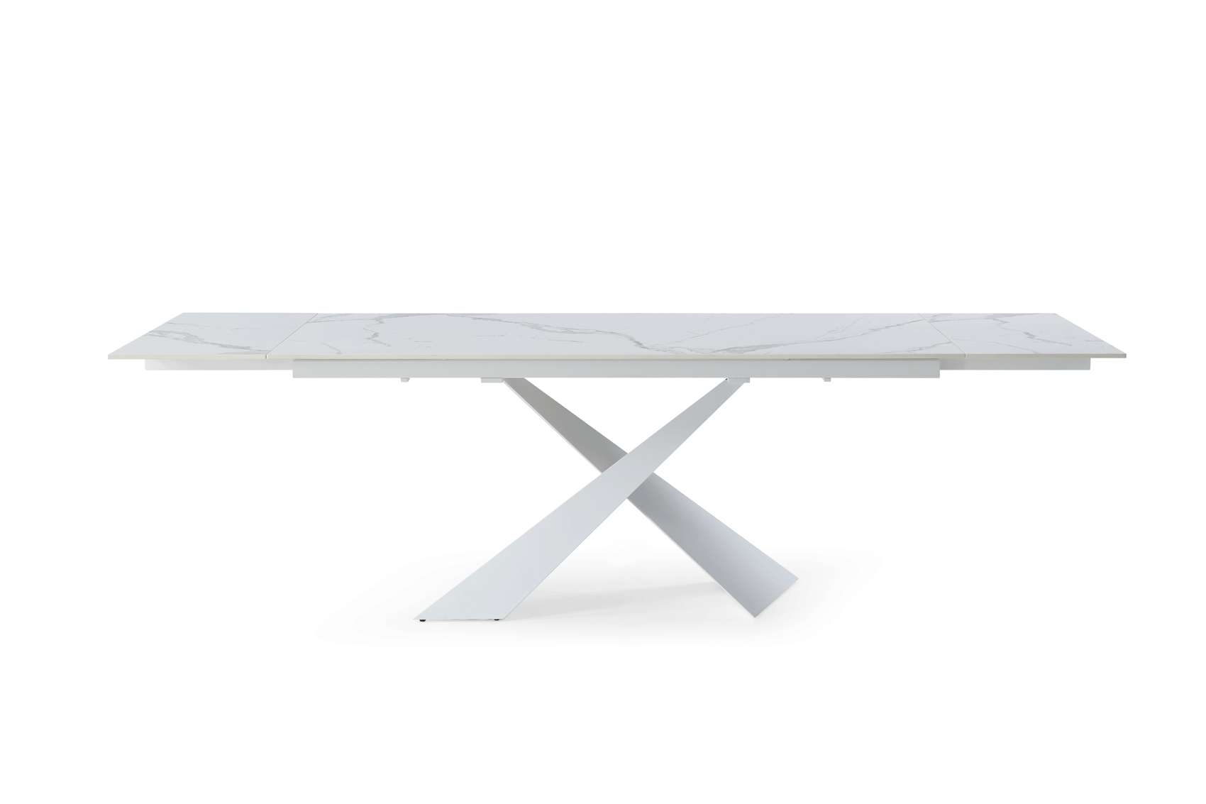 ESF Furniture - 9113 Dining Table 9 Piece Dining Room Set - 9113DTWHITE-9SET