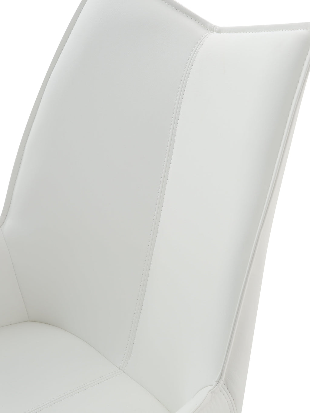 ESF Furniture - 9087 Dining Table 7 Piece Dining Room Set in White - 9087TABLEWHITE-7SET
