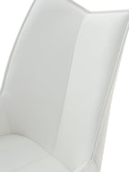 ESF Furniture - 9087 Dining Table 7 Piece Dining Room Set in White - 9087TABLEWHITE-7SET