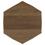 Zalika Hexagonal Solid Mango Wood Coffee Table Natural