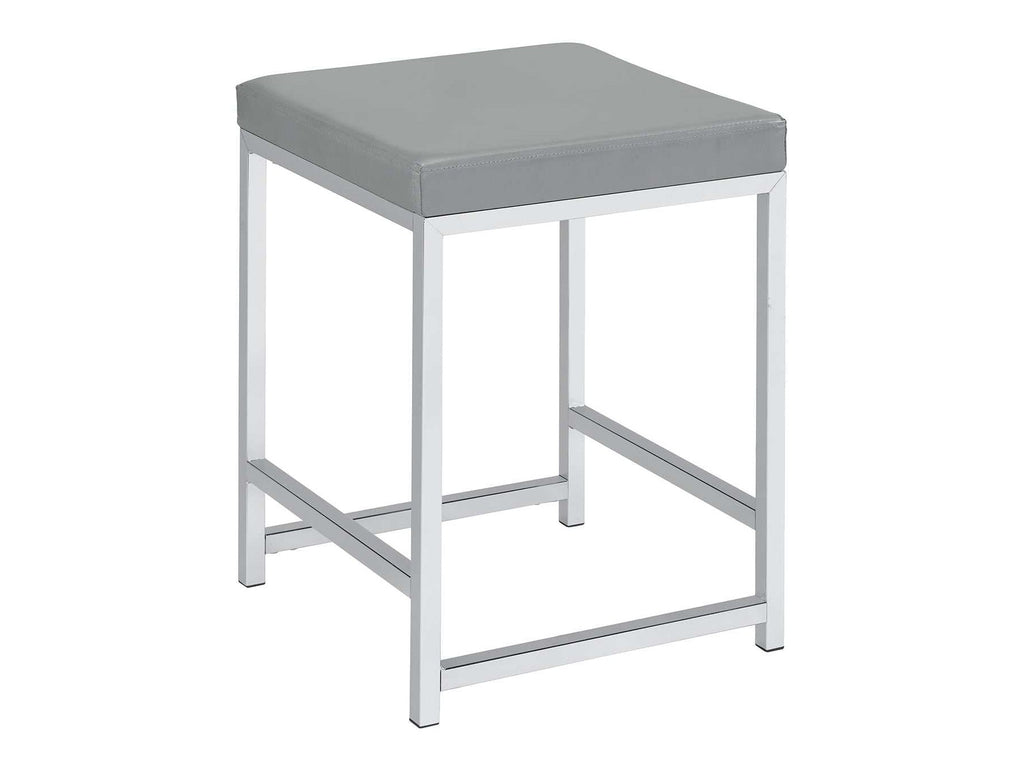 Umbridge Upholstered Square Padded Cushion Vanity Stool