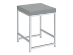 Umbridge Upholstered Square Padded Cushion Vanity Stool