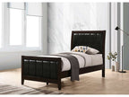 Carlton Wood Full Panel Bed Cappuccino