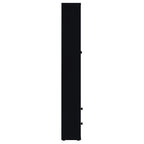 Hawthorne 4-shelf Glass Door Tall Cabinet with Drawers White
