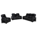 Zuma Faux Dual Power LED Sofa