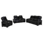 Zuma Faux Dual Power LED Sofa