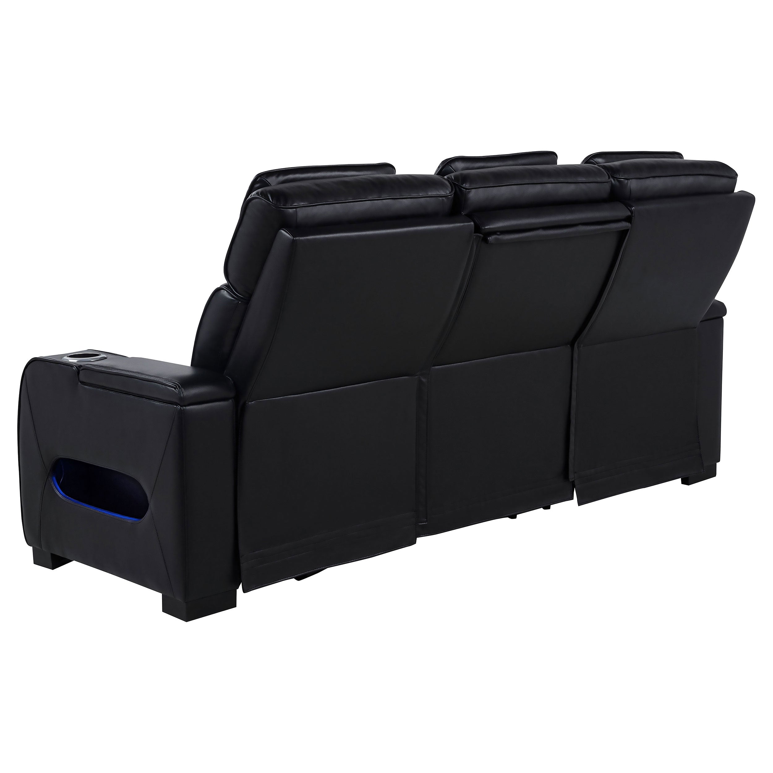 Zuma Faux Dual Power LED Sofa