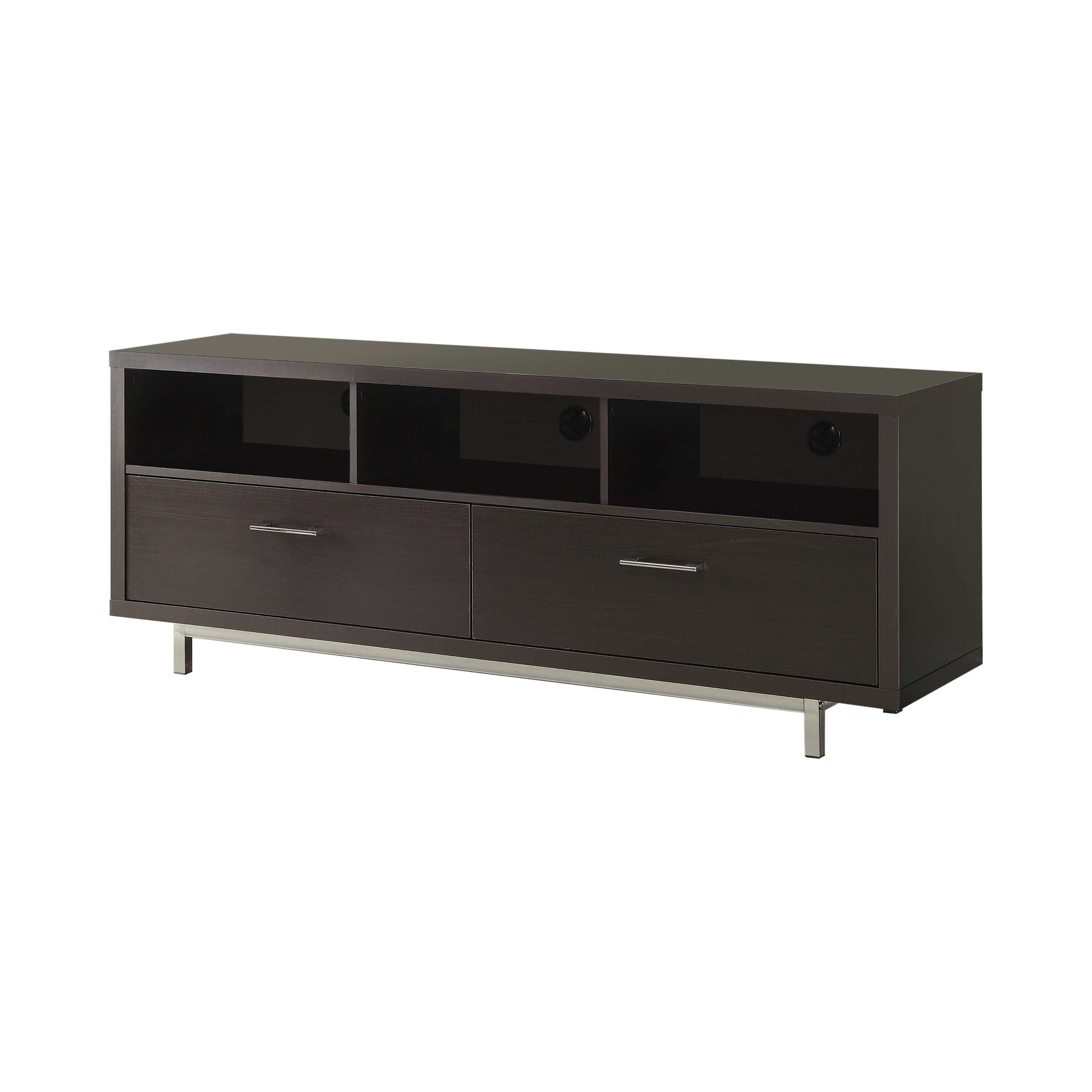 Casey 2-drawer Engineered Wood 60-inch TV Stand Cappuccino