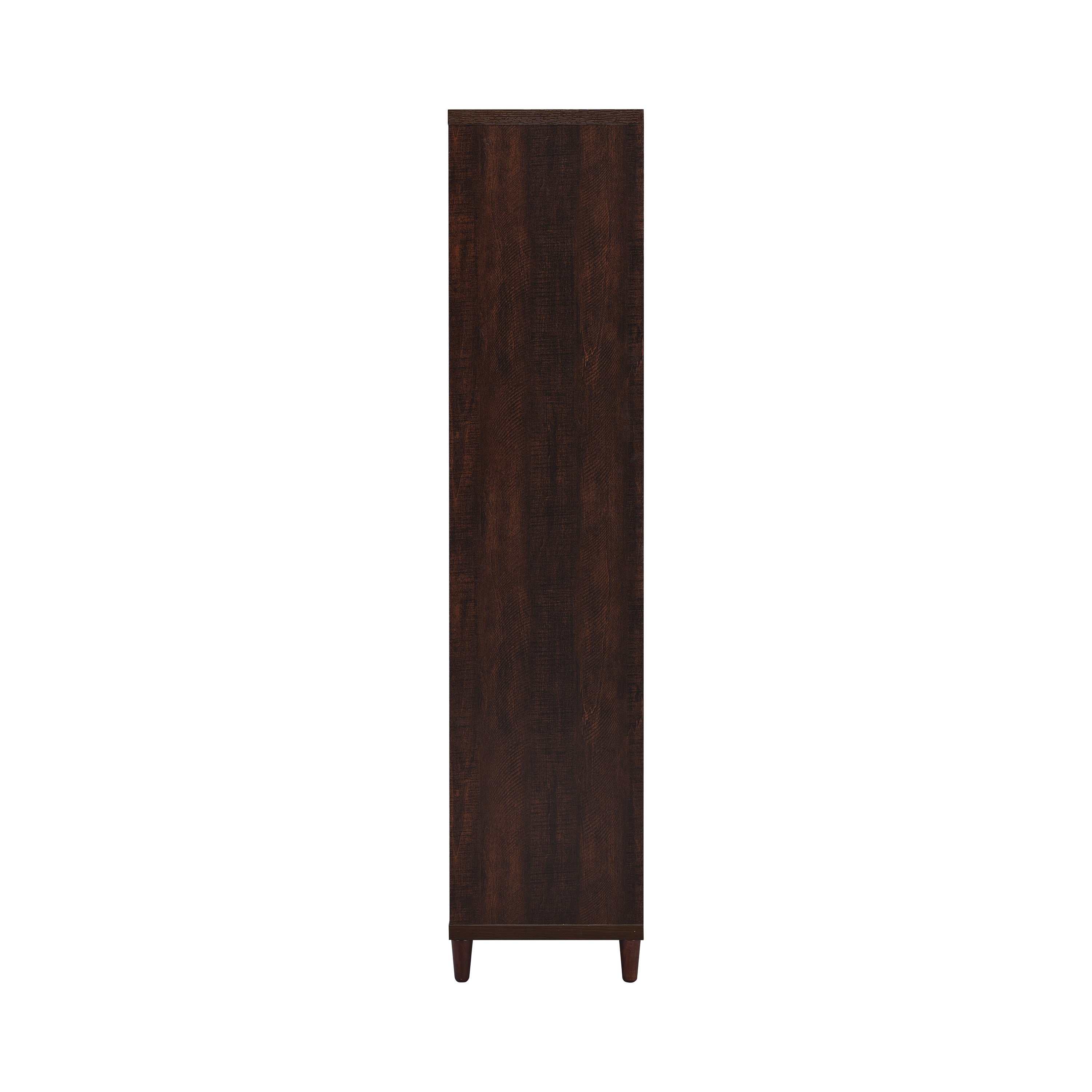 Wadeline 2-door Tall Accent Storage Cabinet Rustic Tobacco