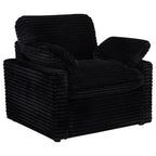 Collins Upholstered Power Recliner Chair Black