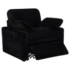 Collins Upholstered Power Recliner Chair Black