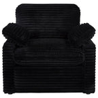 Collins Upholstered Power Recliner Chair Black