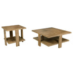 Dawn Square Engineered Wood Coffee Table Mango Brown