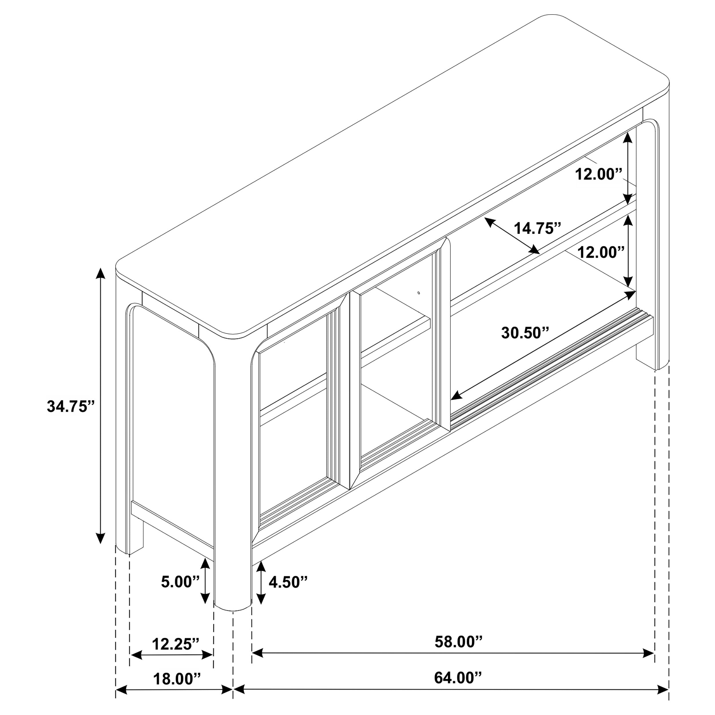 Westerly Big Sur Sideboard / Server