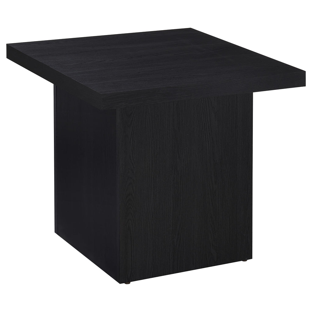Max Rectangular Engineered Laminate Coffee Table Black