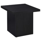Max Rectangular Engineered Laminate Coffee Table Black