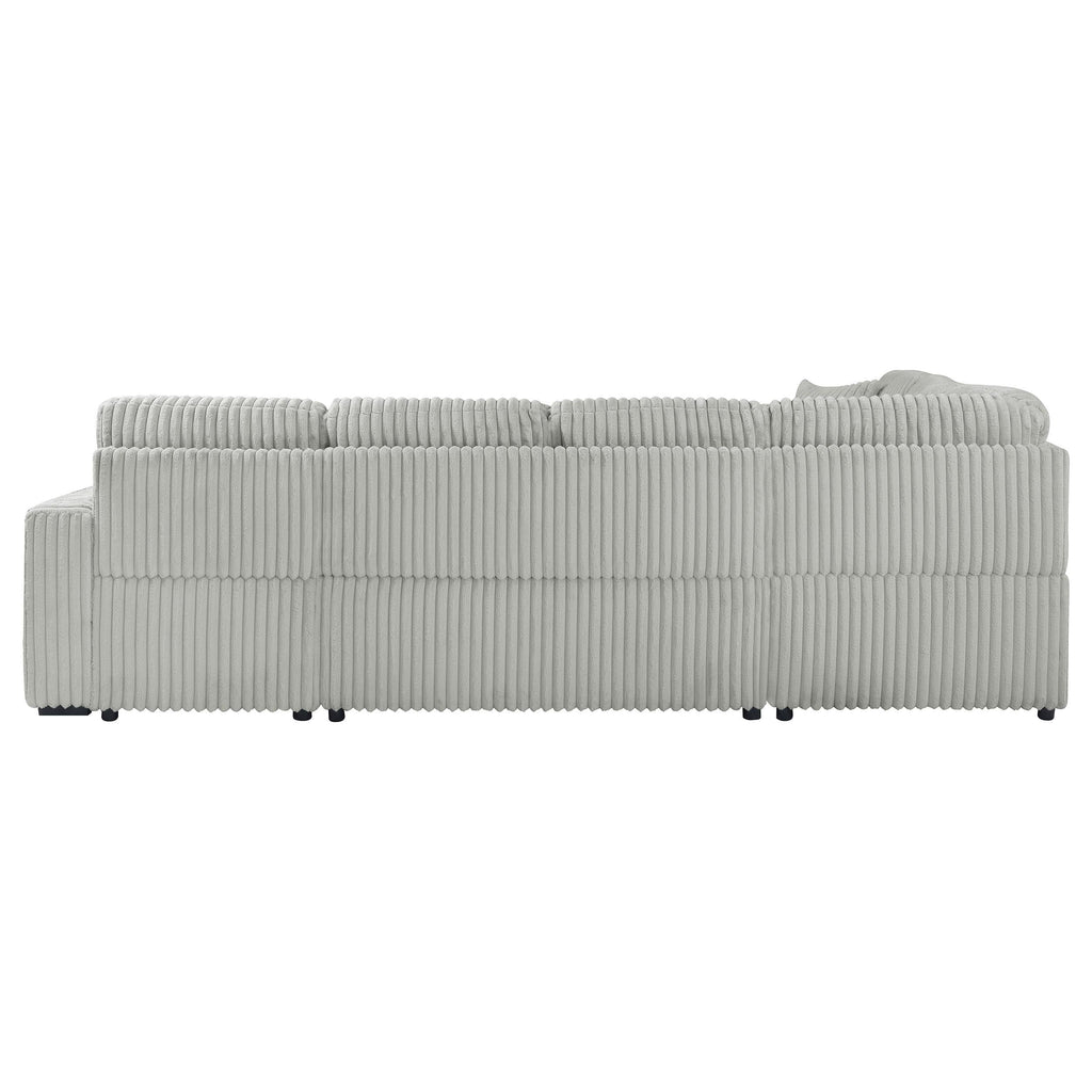 Devonshire Sleeper Sectional Sofa Storage Chaise Camel