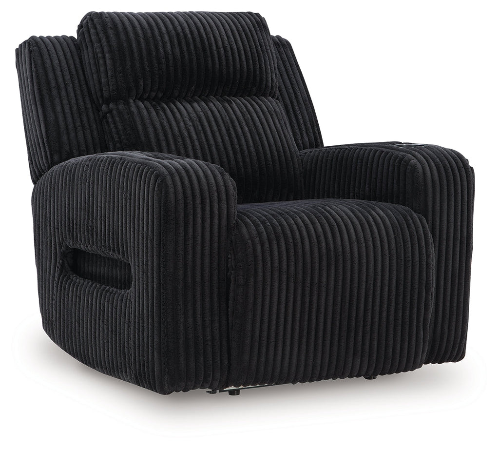 Lumira — PC6420213 — PWR Recliner/ADJ Headrest / Black — original white product photo
