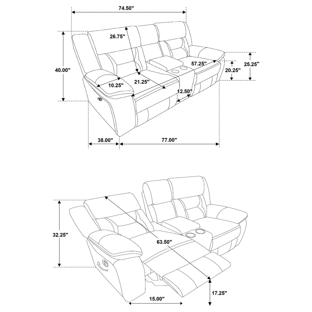 Greer Glider Loveseat
