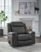 Status Check Shadow Oversized Rocker Recliner