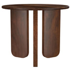 Dale Round Solid Mango Wood Coffee Table Brown