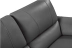 ESF Furniture - 2934 Loveseat w/ 2 Electric Recliner in Dark Grey - 29342DARKGREY
