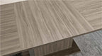 ESF Furniture - Volare 5 Piece Dining Room Set in Grey - VOLARETABLEGREY-5SET