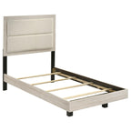 Trenton 54-inch Wood Full Panel Bed Rustic Cream