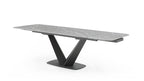 ESF Furniture - Cloud 5 Piece Dining Table Set in Light Grey - CLOUDTABLE-5SET