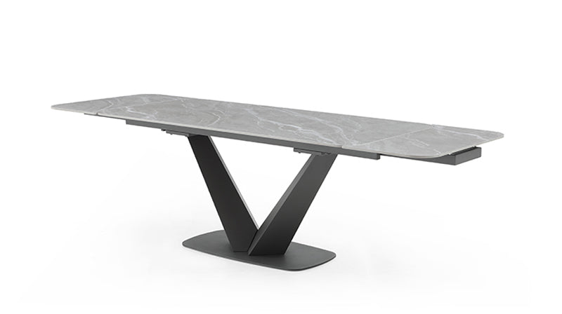 ESF Furniture - Cloud 5 Piece Dining Table Set in Light Grey - CLOUDTABLE-5SET