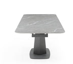 ESF Furniture - Cloud 5 Piece Dining Table Set in Light Grey - CLOUDTABLE-5SET