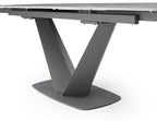 ESF Furniture - Cloud 5 Piece Dining Table Set in Light Grey - CLOUDTABLE-5SET