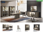 ESF Furniture - Volare 4 Door Buffet in Grey - VOLAREBUFFETGREY