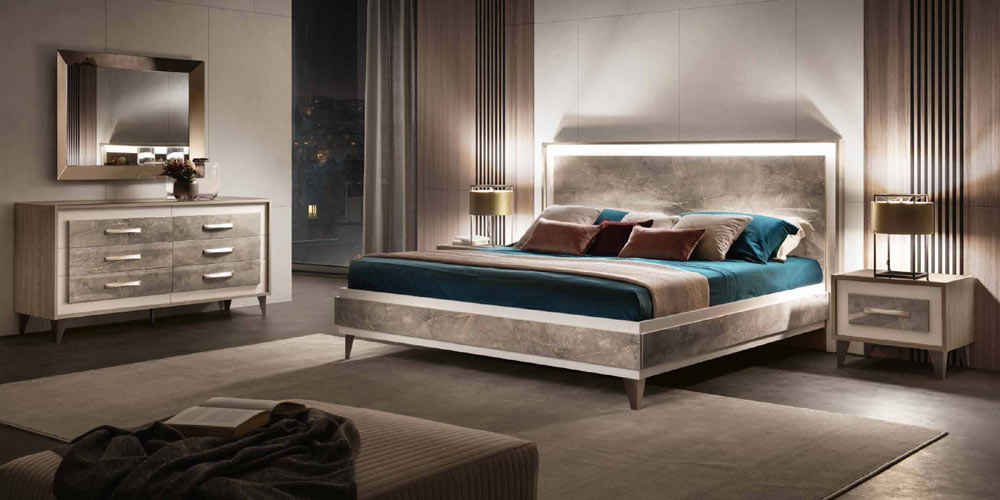 ESF Furniture - ArredoAmbra Double Dresser in Bronze - ARREDOAMBRADDRESSER
