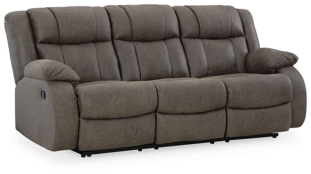 Lumira — 6880488 — Reclining Sofa / Gunmetal — original white product photo
