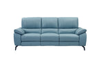 ESF Furniture - 2934 Sofa w/ 2 Electric Recliner in Blue - 29343BLUE