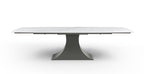 ESF Furniture - 9437 - 5 Piece Dining Table Set in Light Grey - 9437TABLE-1218CHAIRDARKGREY-5SET
