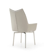 ESF Furniture - 9437 - 9 Piece Dining Table Set in Light Grey - 9437TABLE-1218CHAIRGREY-9SET