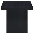 Max Square Engineered Laminate End Side Table Black