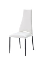 ESF Furniture - 2417 Dining Table 5 Piece Dining Room Set in White - 2417TABLEWHITE-5SET