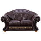 ESF Furniture - Apolo 3 Piece Living Room Set in Brown - APOLO3BROWN