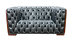 ESF Furniture - 415 4 Piece Living Room Set in Gray - 415GRAY-4SET